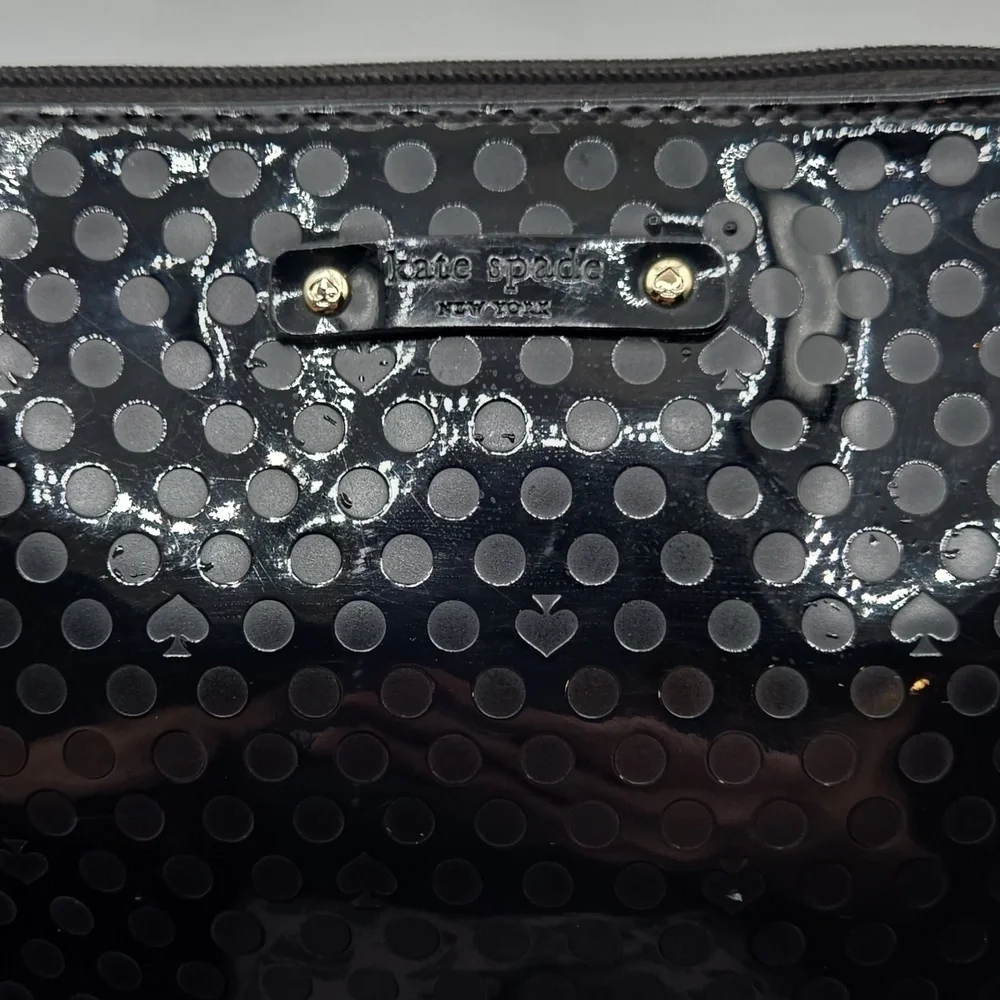 KATE SPADE New York Amy Beale Street Crossbody Bag Black Patten Leather